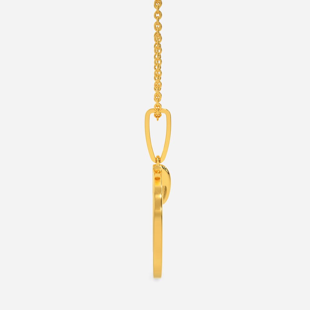 Clued to Loop Gold Pendants