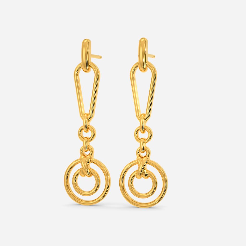 Pixie Penchants Gold Earrings