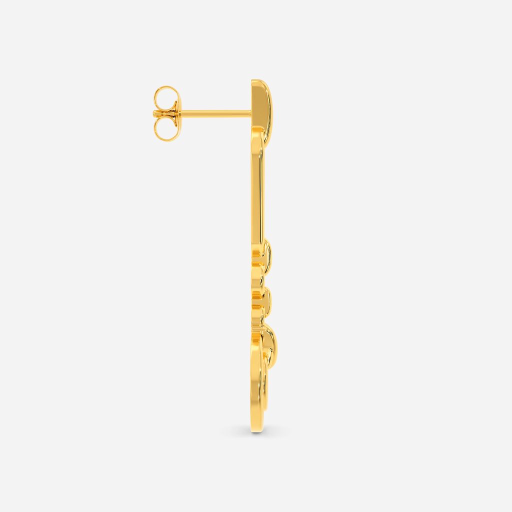 Pixie Penchants Gold Earrings