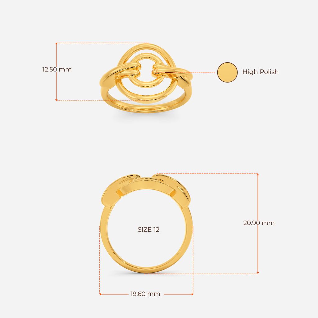Pixie Penchants Gold Rings image