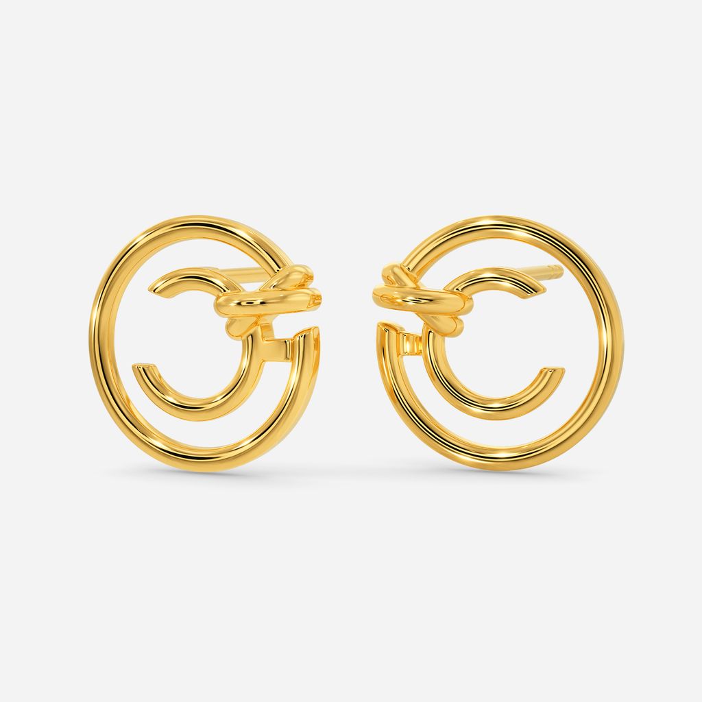Pixie Penchants Gold Earrings