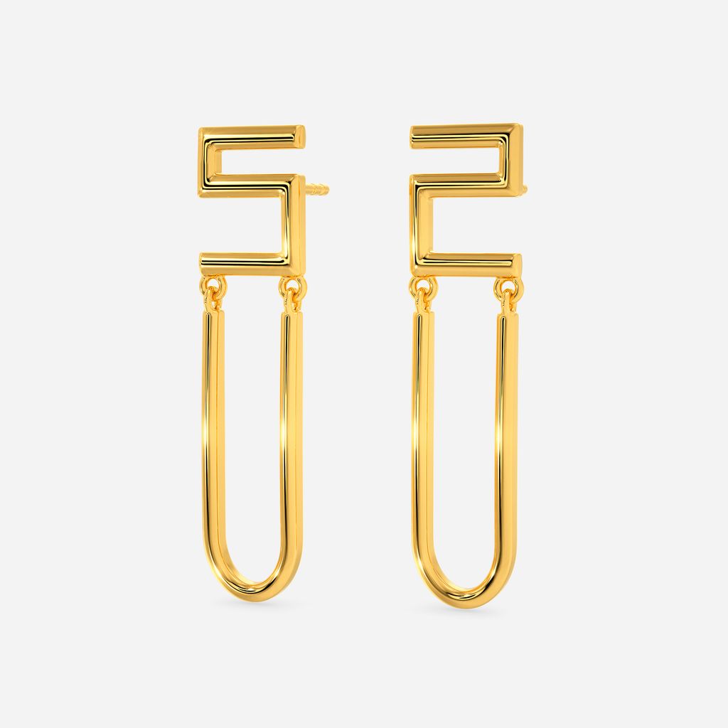 90s All The Time Gold Earrings
