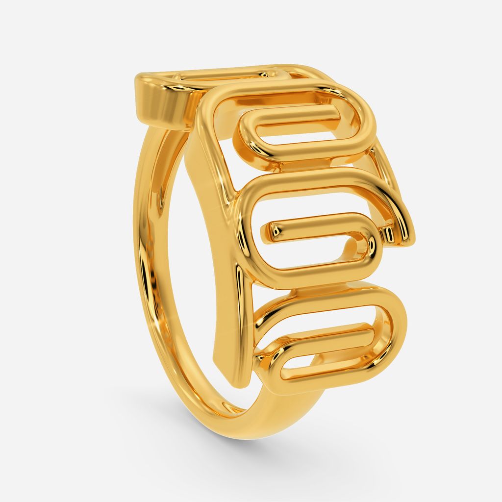 90s All The Time Gold Rings image