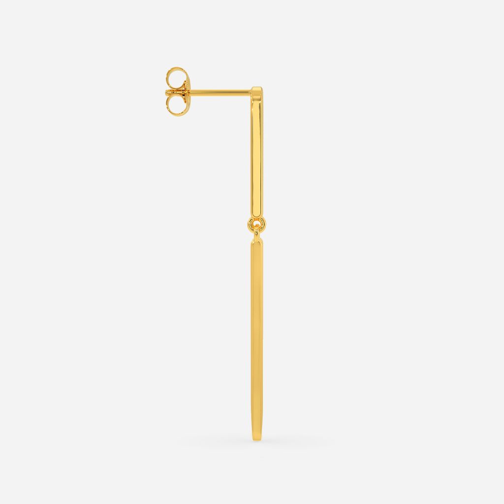 Minimal Mixtape Gold Earrings