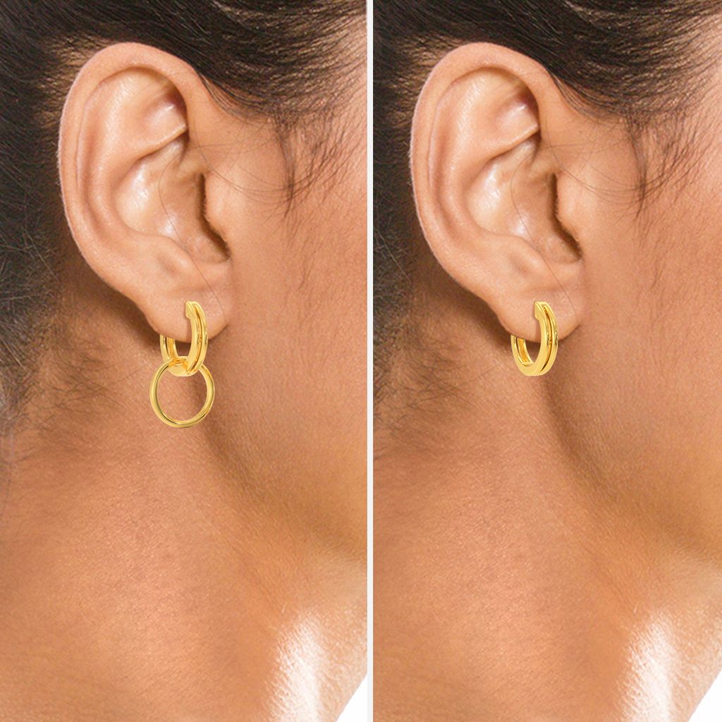 Minimal Mixtape Gold Earrings