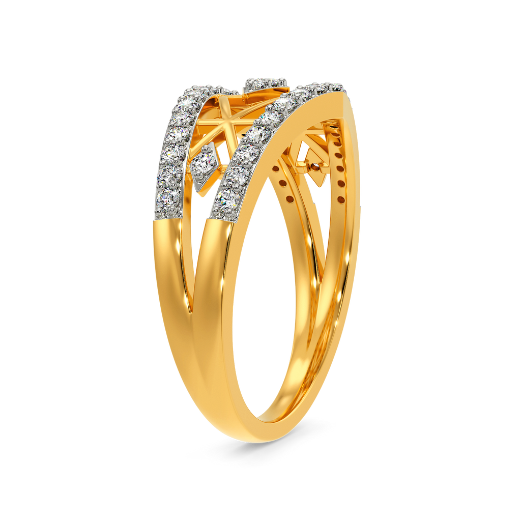 Netted Diamond Rings image