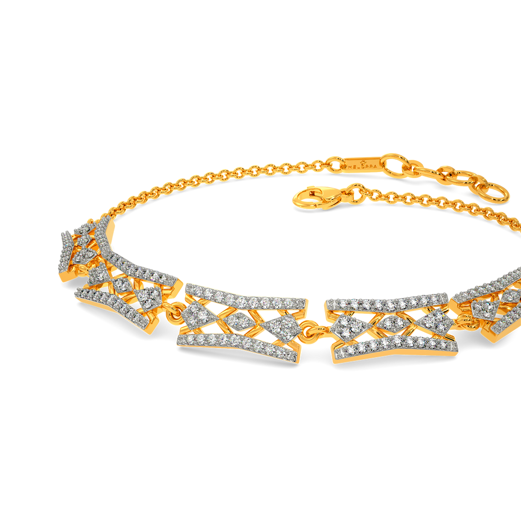 Net Effect Diamond Bracelets