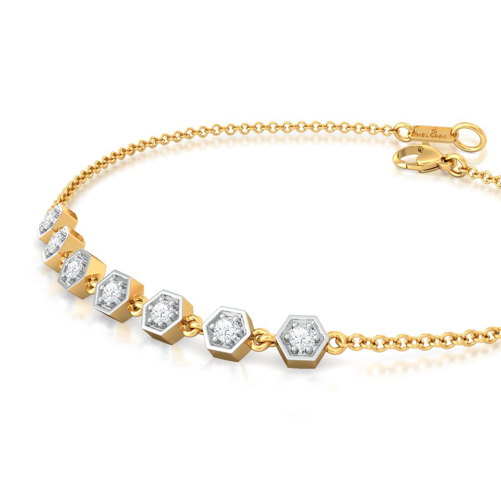 Dots and Diamonds Diamond Bracelets