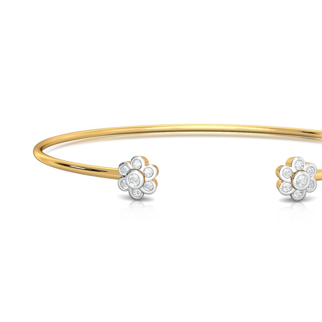 Topsy Curvy Diamond Bangles