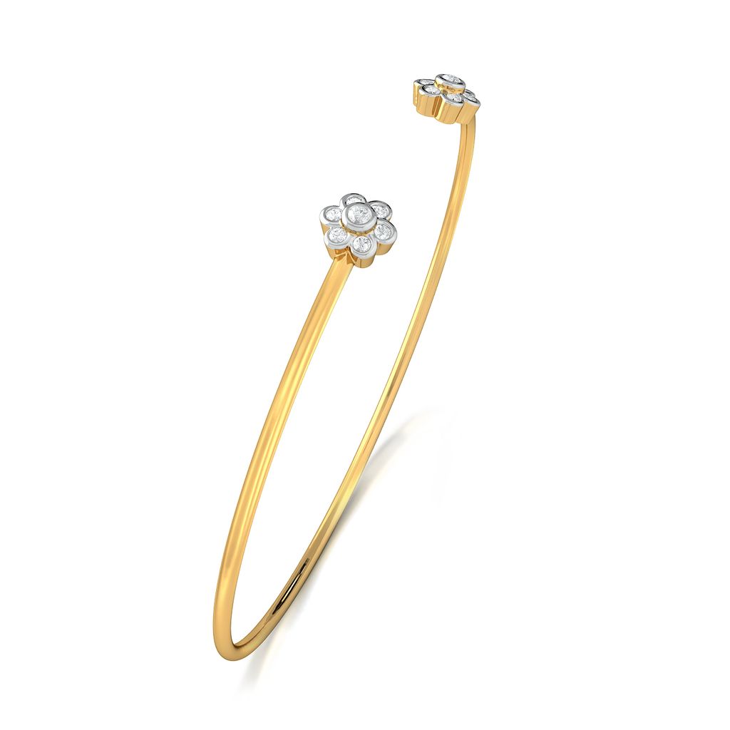 Topsy Curvy Diamond Bangles