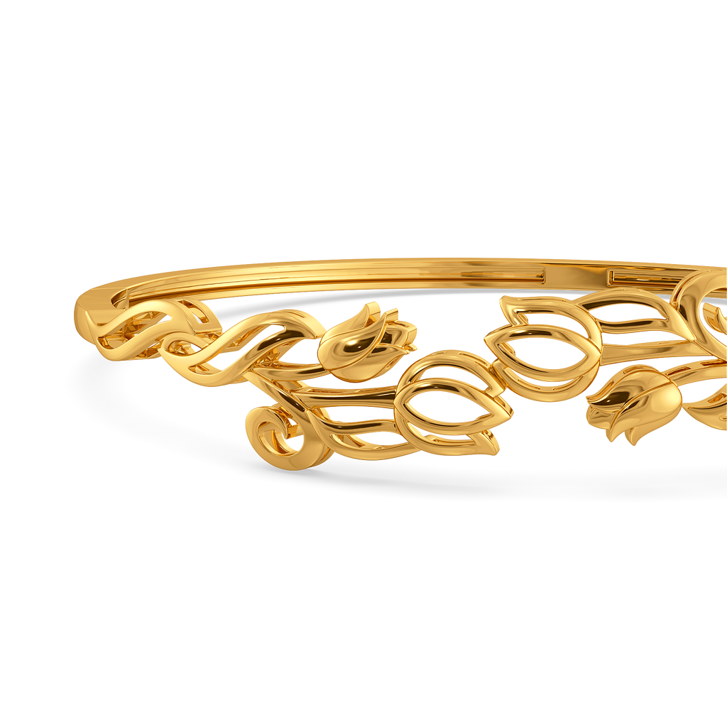 Tradition Meets Trend Gold Bangles