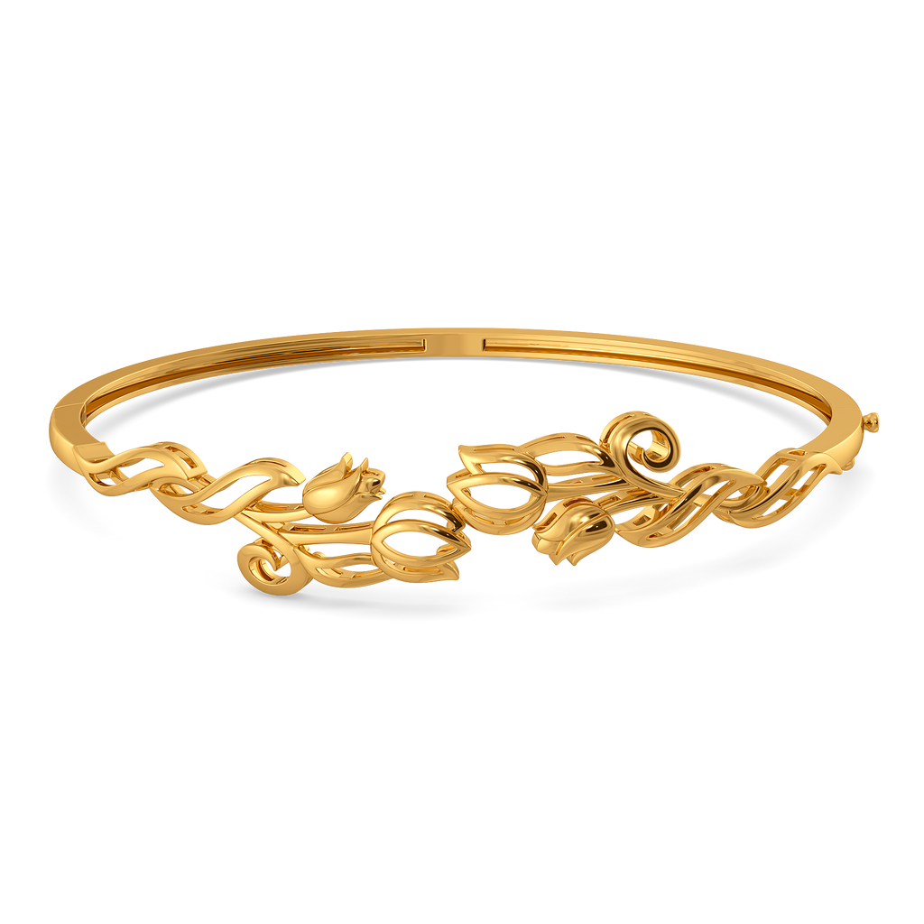 Tradition Meets Trend Gold Bangles
