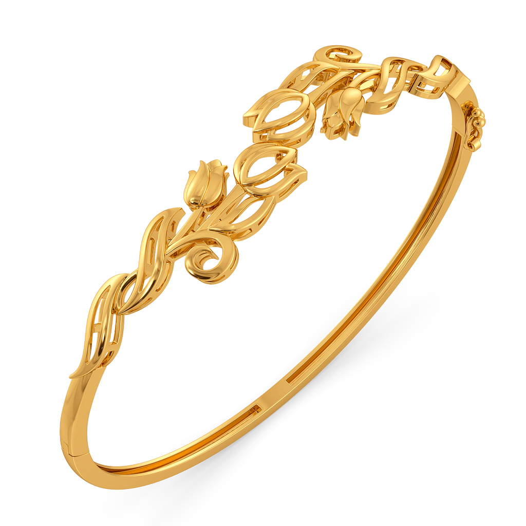Tradition Meets Trend Gold Bangles