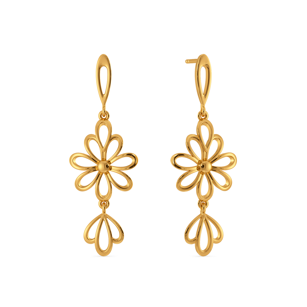 From Vows to Forever Gold Earrings
