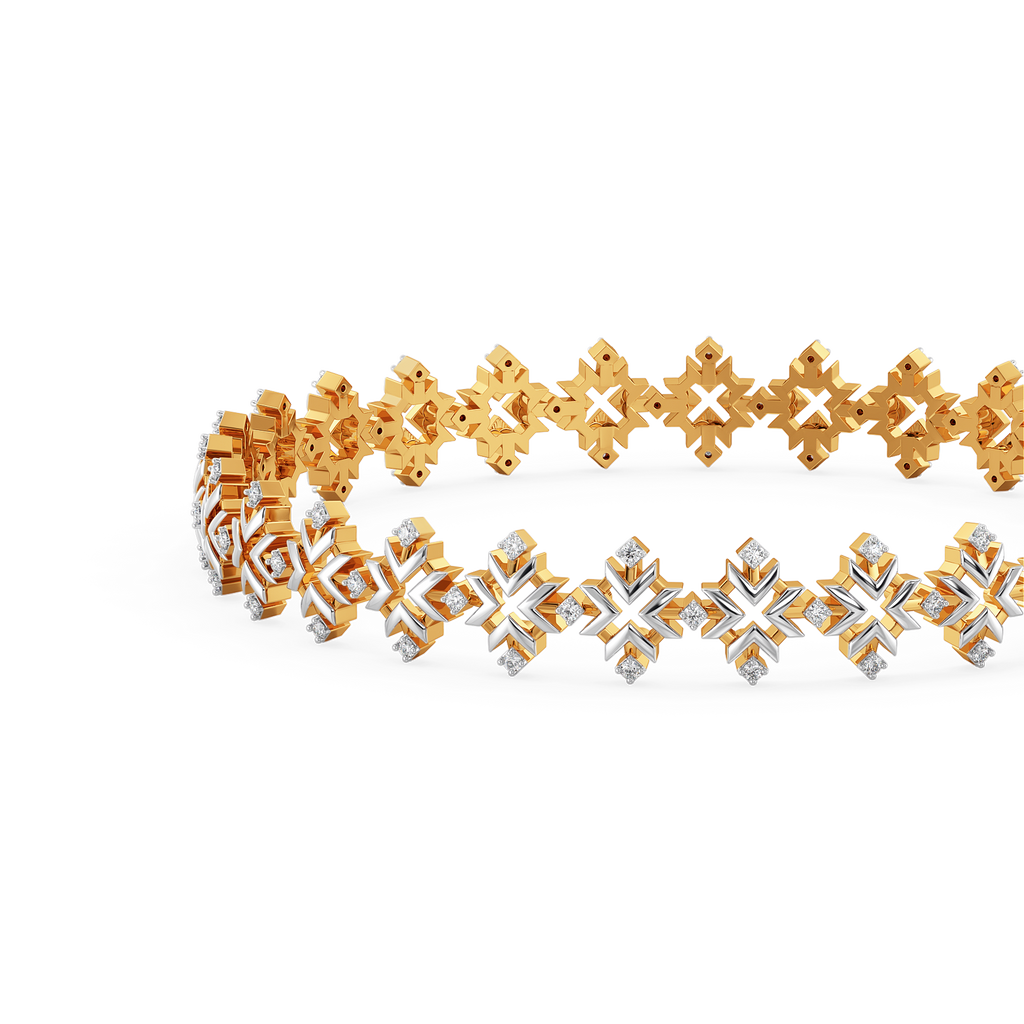 Glow of New Beginnings Diamond Bangles
