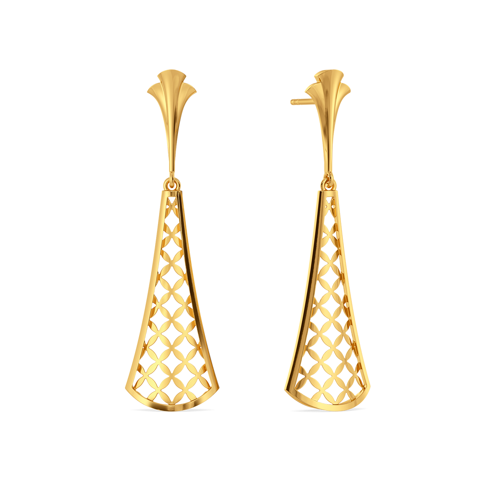 Vow Weave Gold Earrings
