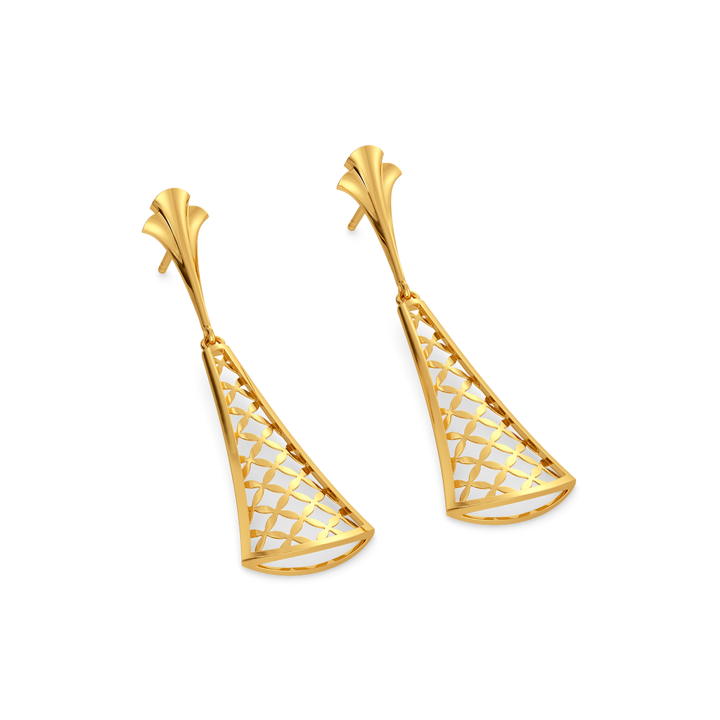 Vow Weave Gold Earrings