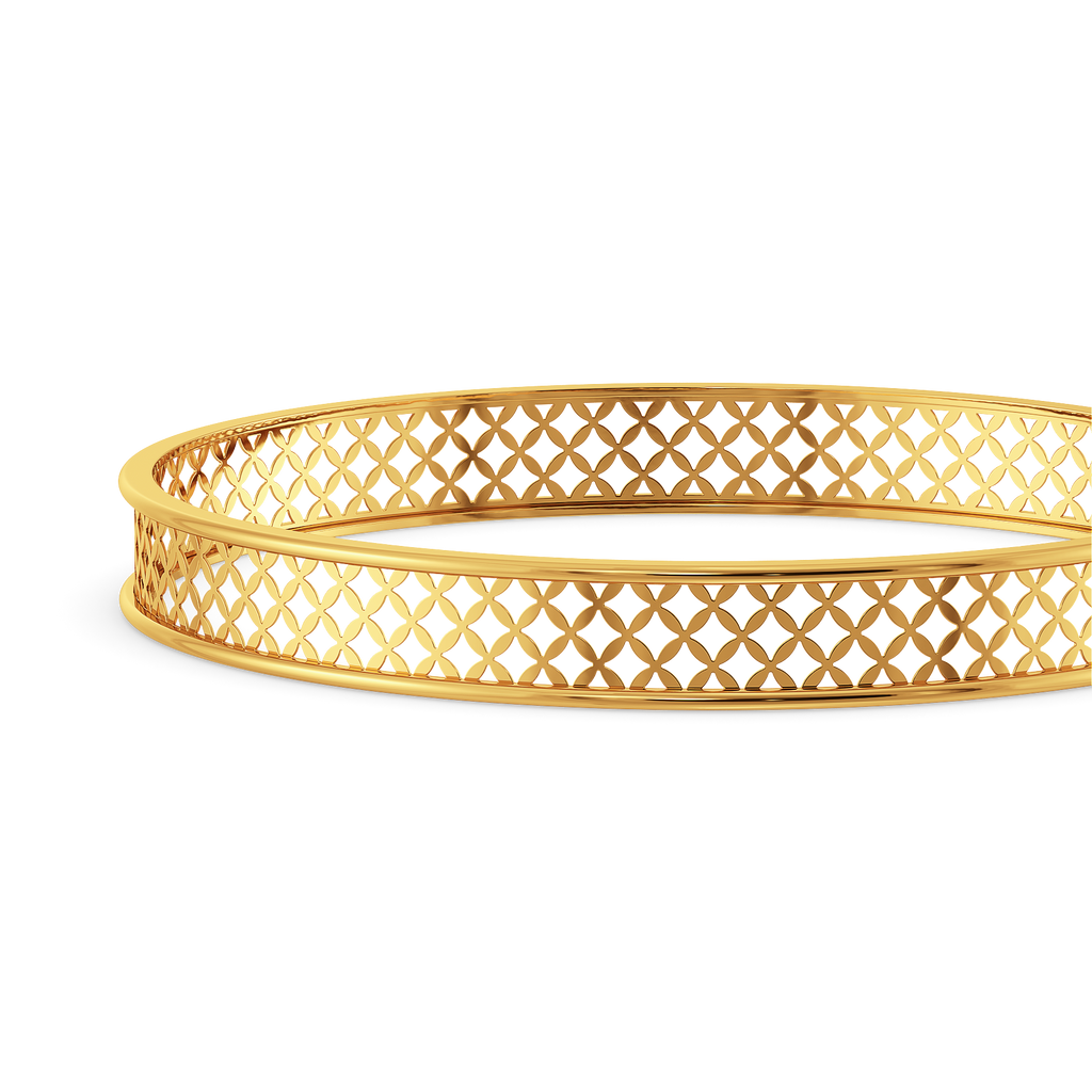 Vow Weave Gold Bangles