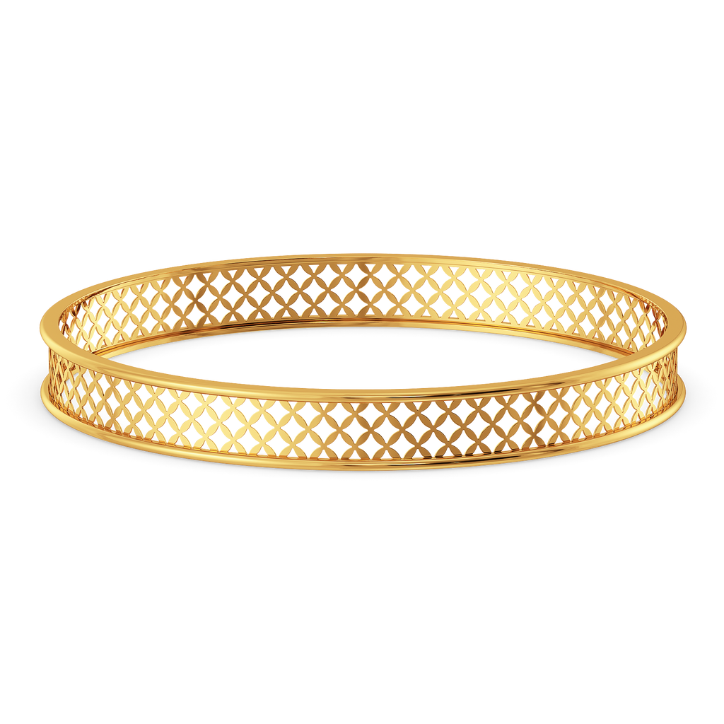 Vow Weave Gold Bangles
