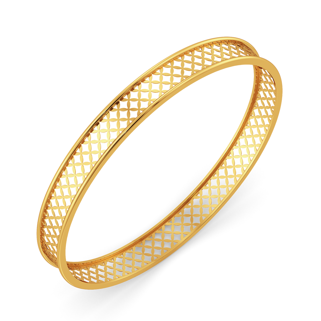 Vow Weave Gold Bangles