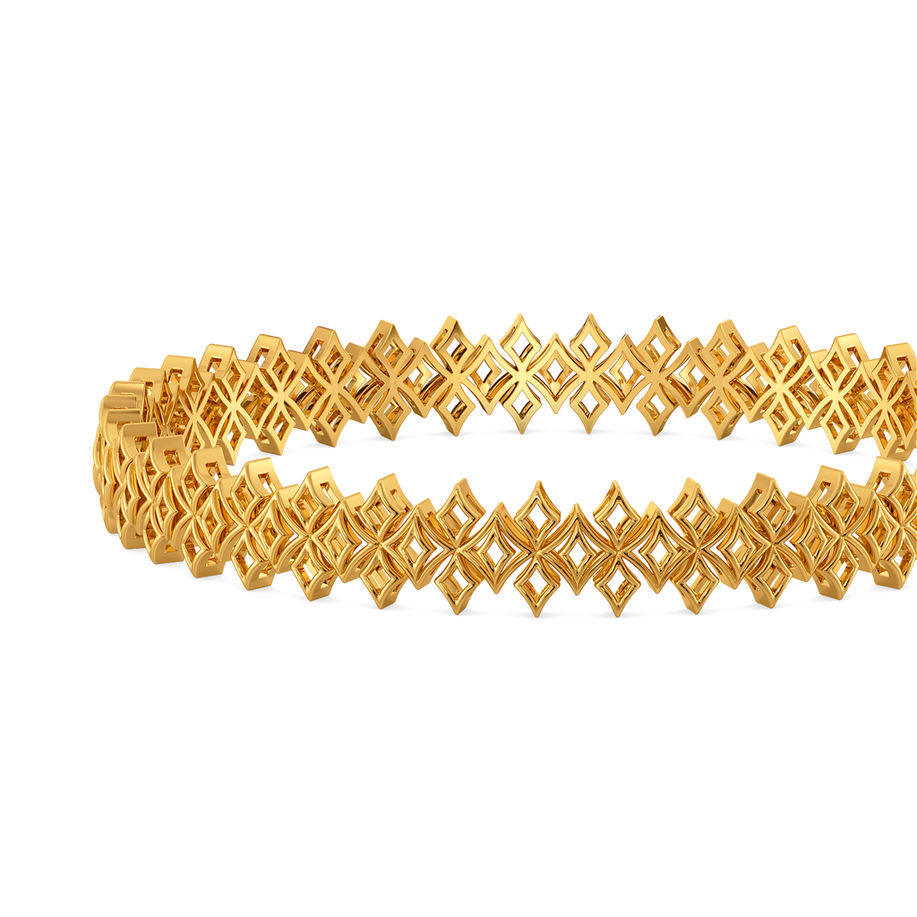 Sacred Symmetry Gold Bangles