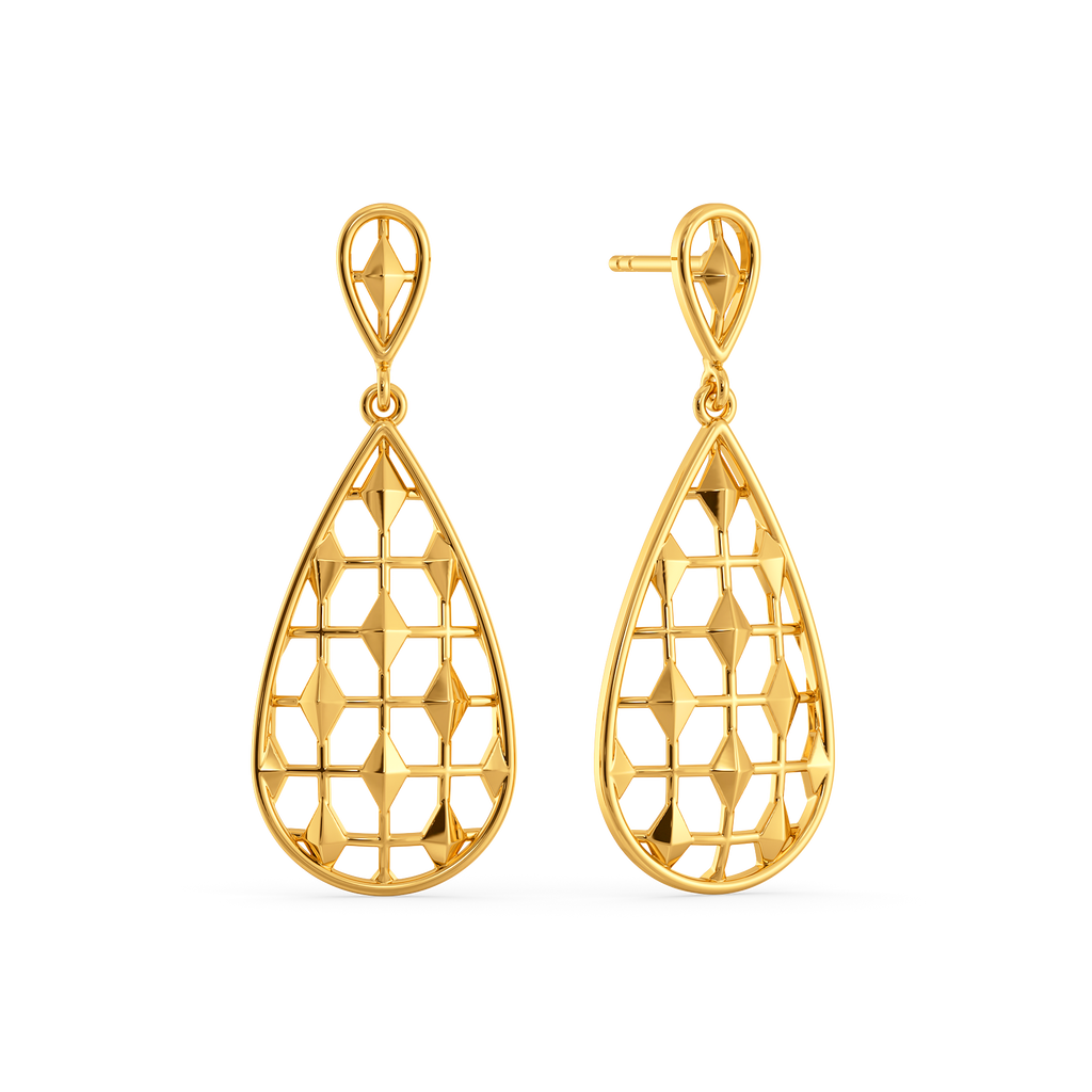 Made for Wedding Moments Gold Earrings