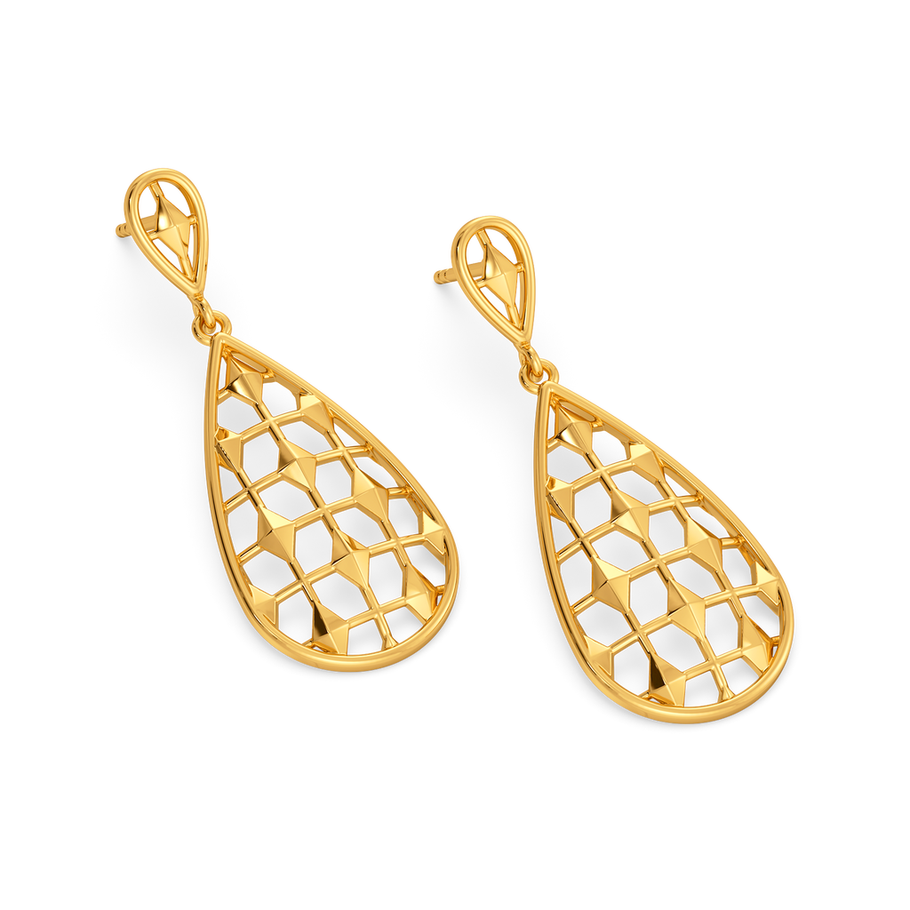 Made for Wedding Moments Gold Earrings