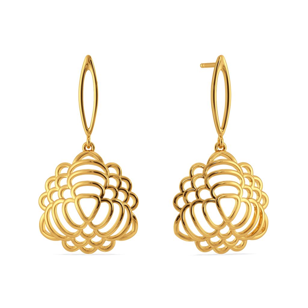 Eternal Vows Gold Earrings
