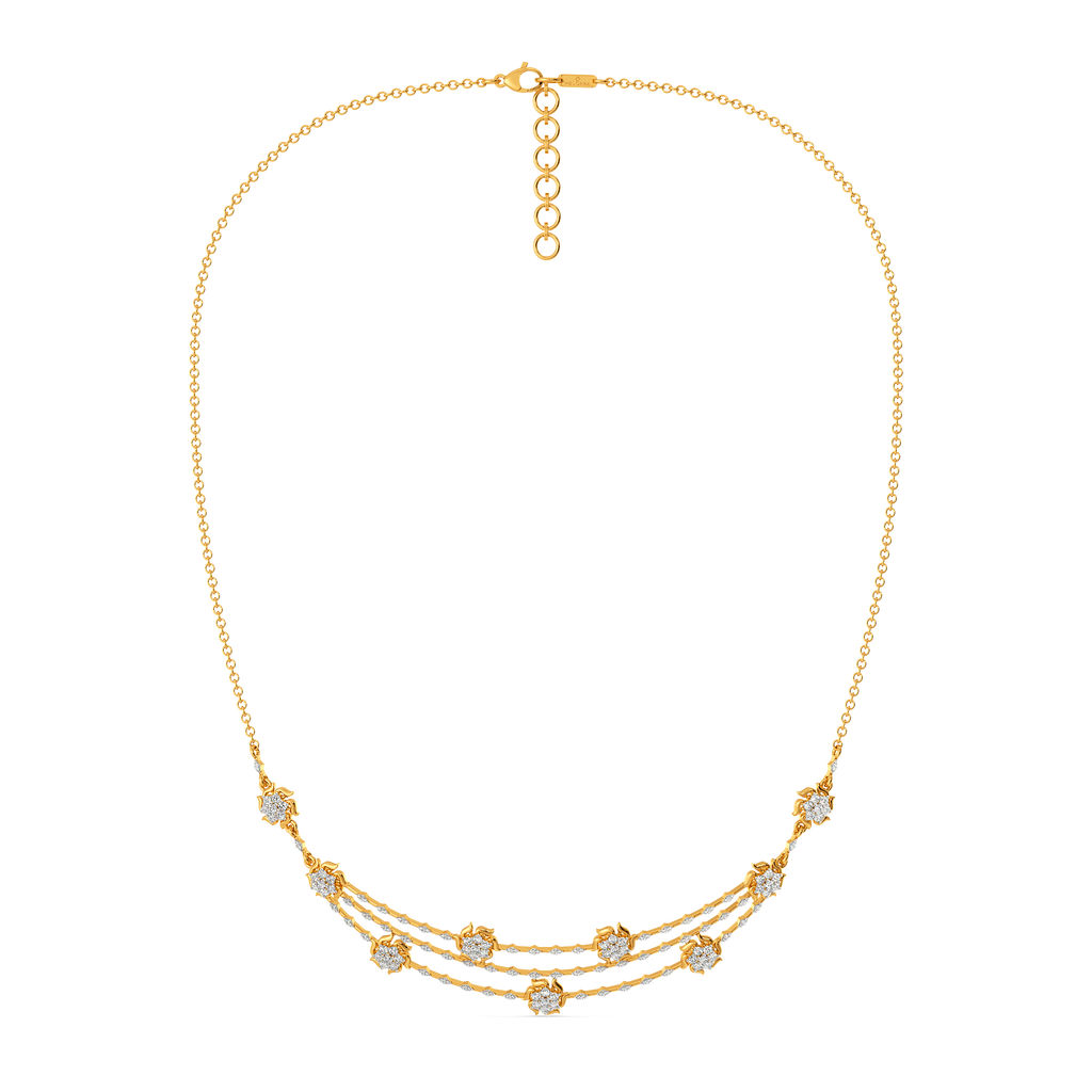 Petals of Celebration Diamond Necklaces