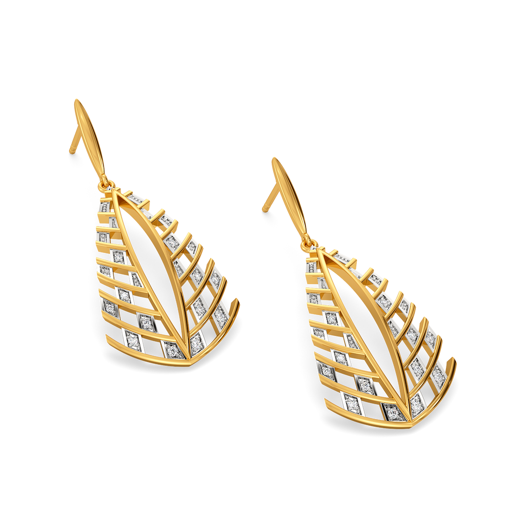 Classic Wedding Story Diamond Earrings