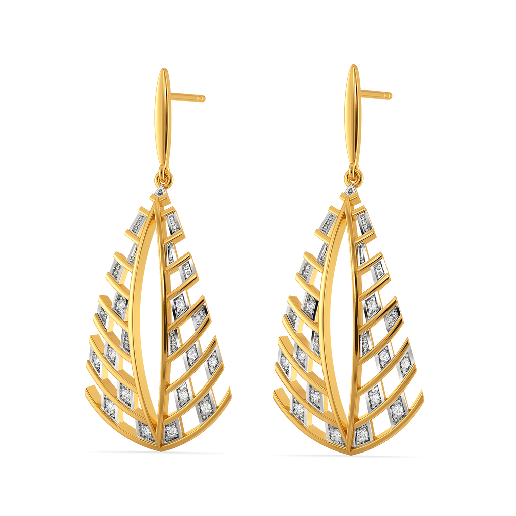 Classic Wedding Story Diamond Earrings