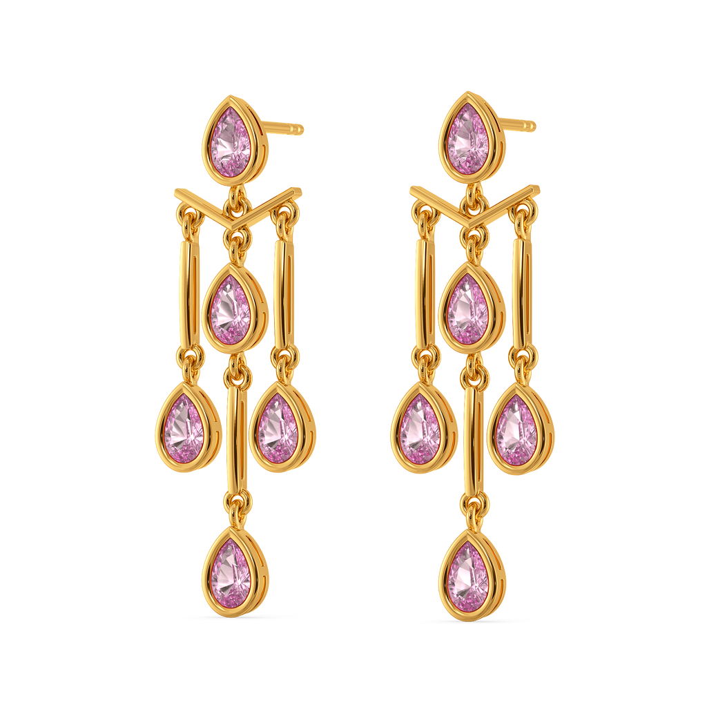 Pink Moments Gemstone Earrings