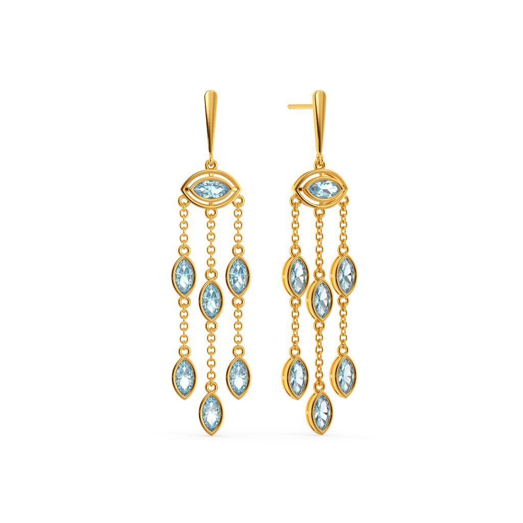 Walk Down the Aisle Gemstone Earrings