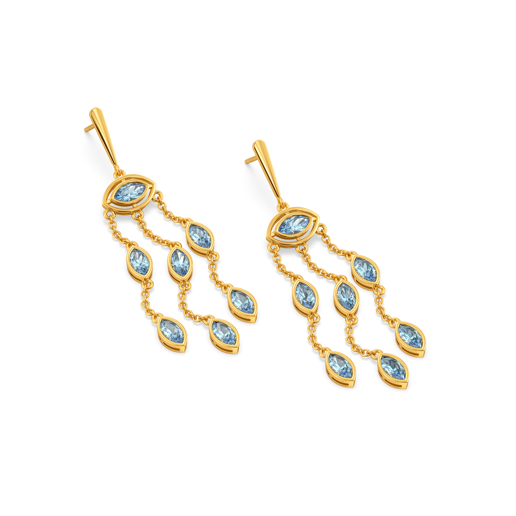 Walk Down the Aisle Gemstone Earrings