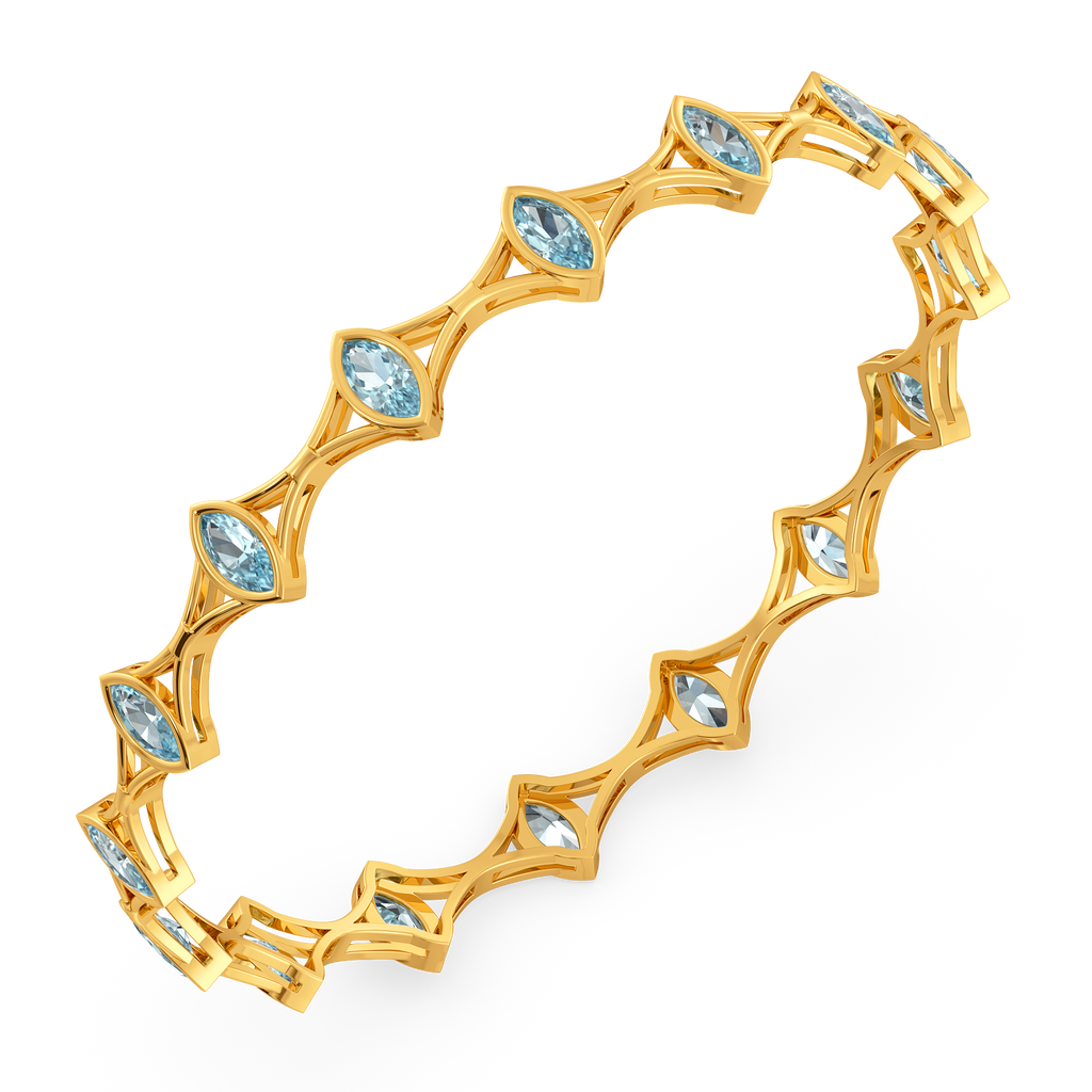Walk Down the Aisle Gemstone Bangles