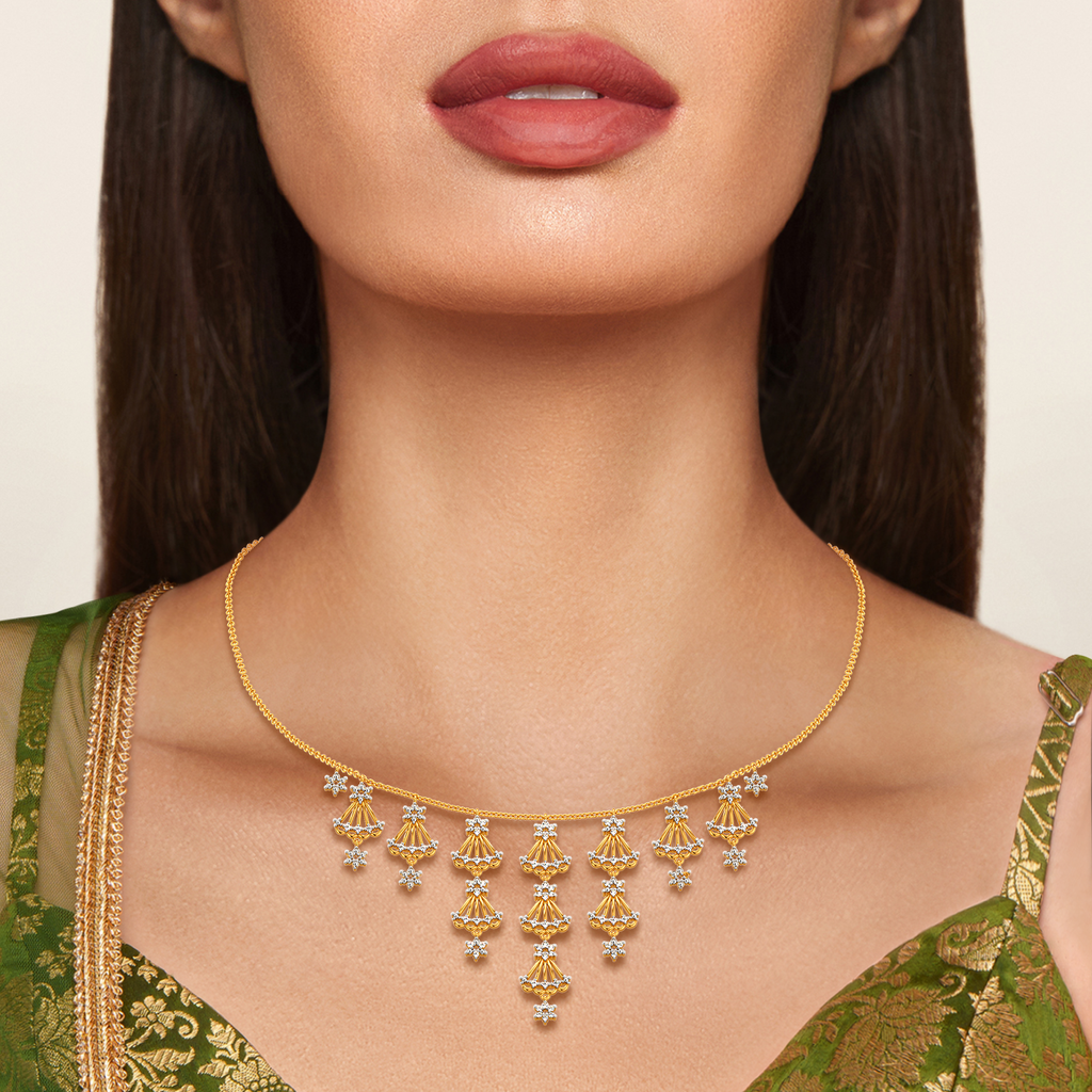 Bridal Beauty Diamond Necklaces