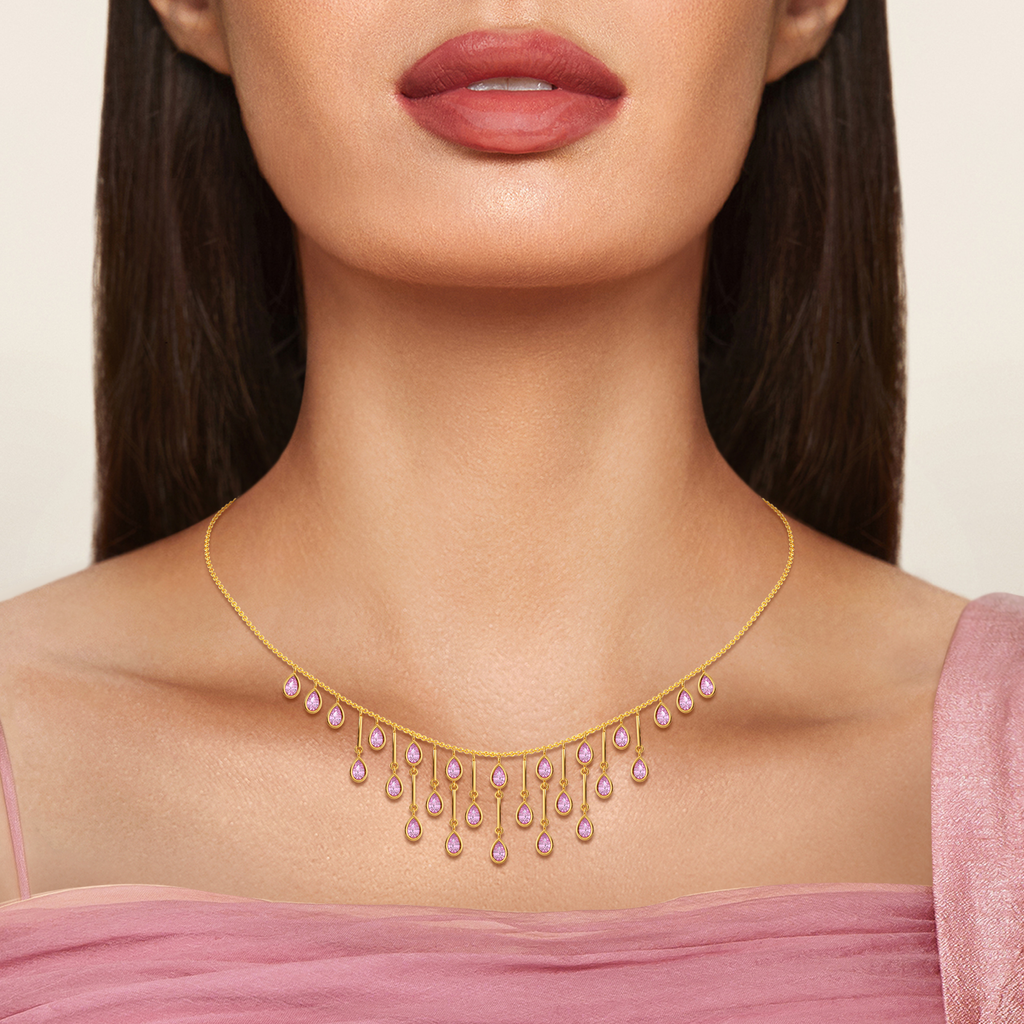 Pink Moments Gemstone Necklaces
