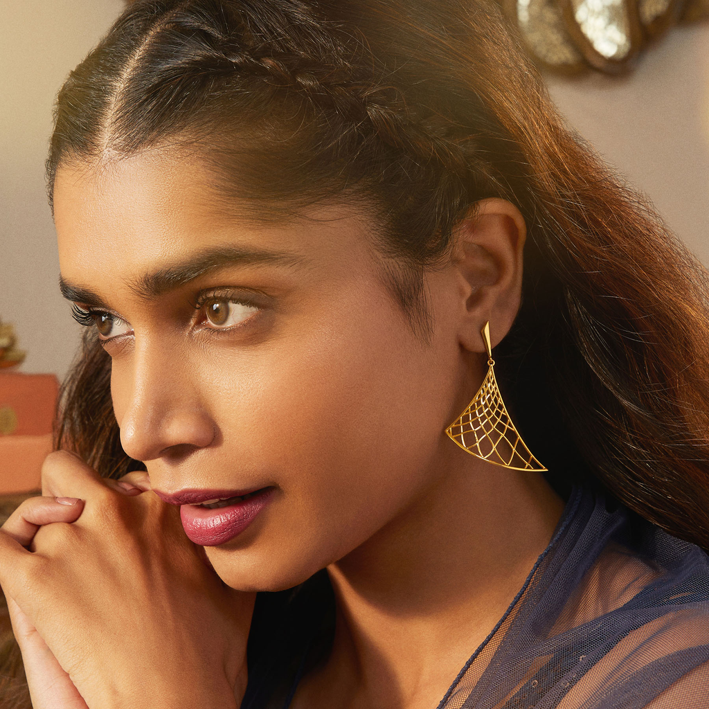 Shadow Gold Earrings