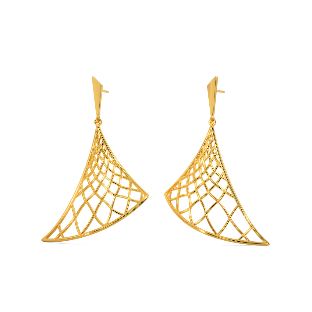 Shadow Gold Earrings