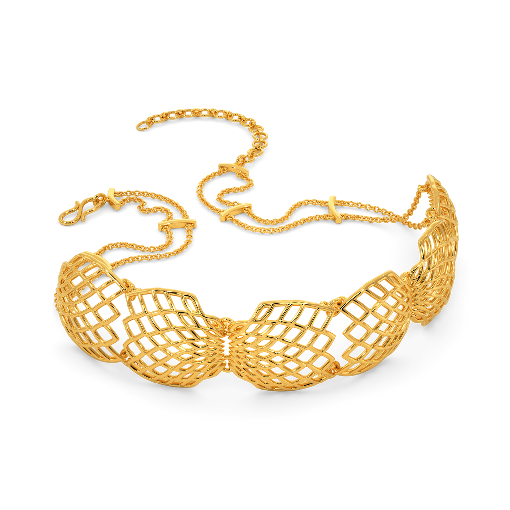 Under The Net Spell Gold Necklaces