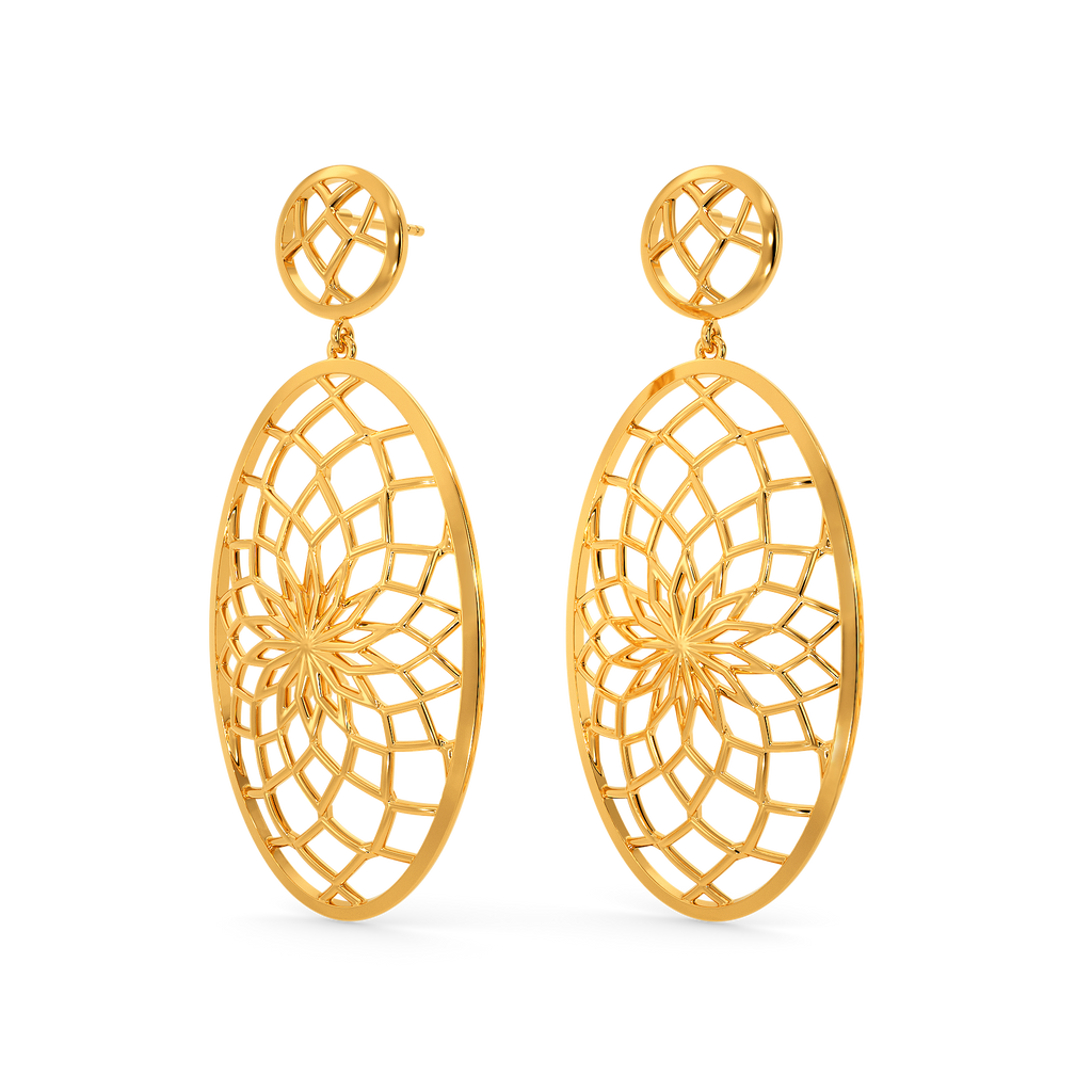 Happinets Gold Earrings