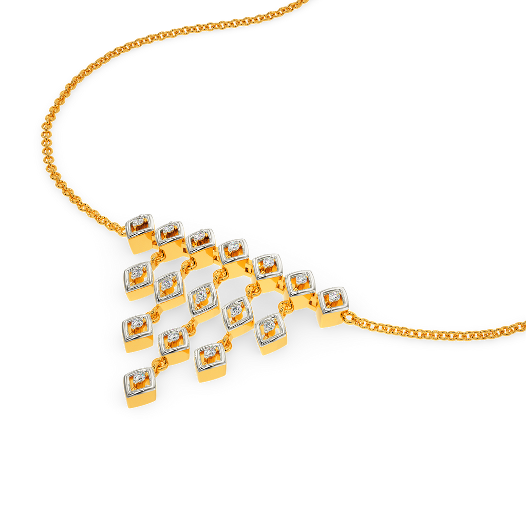 Net Speak Diamond Necklaces