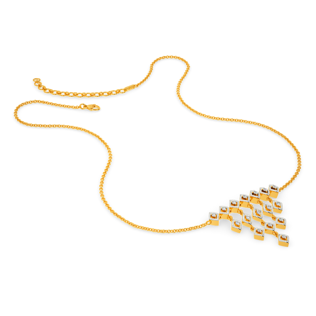 Net Speak Diamond Necklaces
