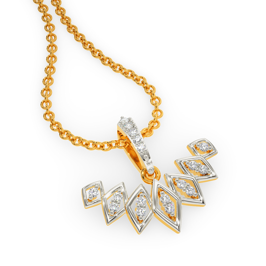 Net Spark Diamond Pendants
