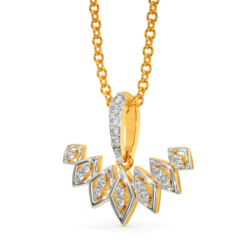 Net Spark Diamond Pendants