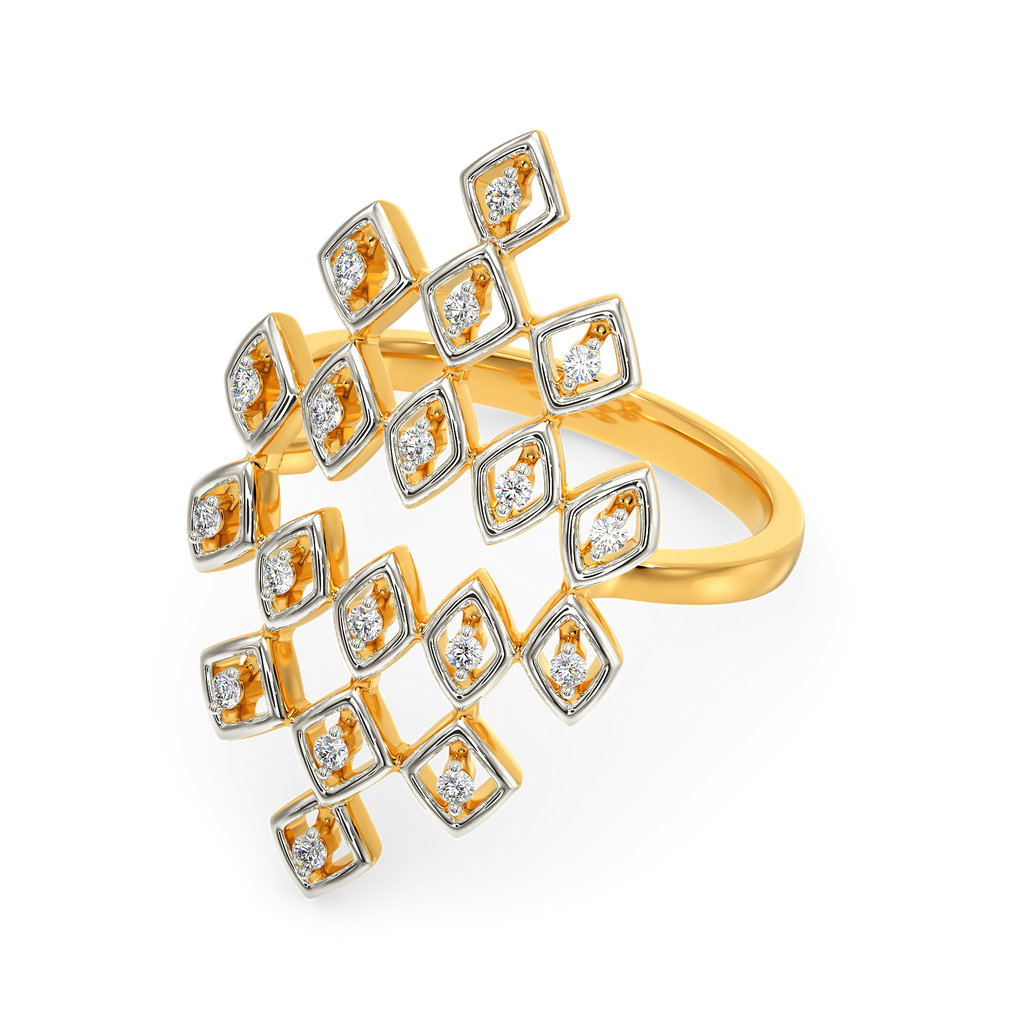 Net Mode Diamond Rings alternate view 2