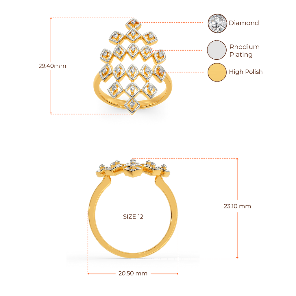 Net Mode Diamond Rings image