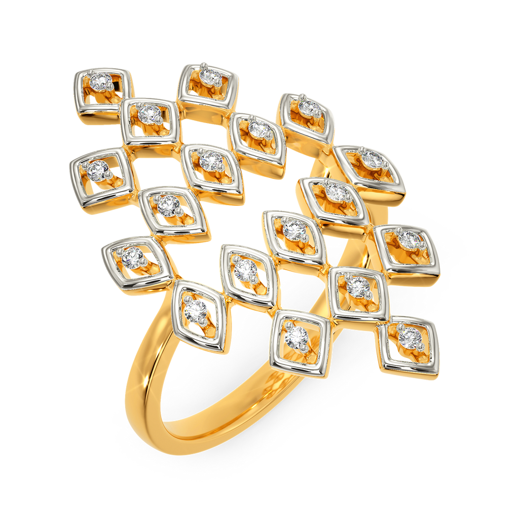 Net Mode Diamond Rings alternate view 3