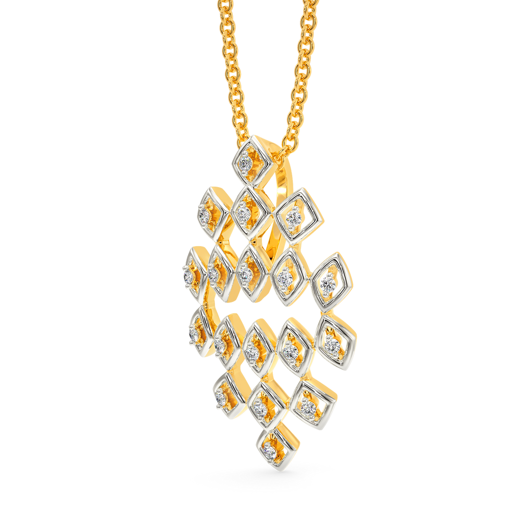 Net Mode Diamond Pendants