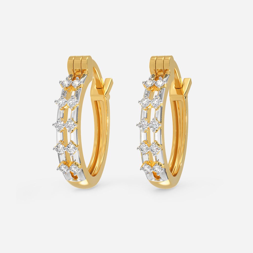 Style the Sequins Diamond Earrings